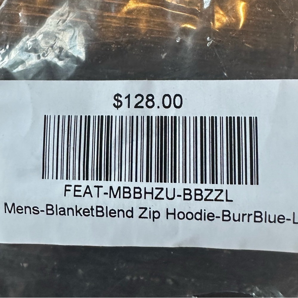 Feat Clothing BlanketBlend Zip Up Hoodie Large MSRP $128 - Picture 5 of 5